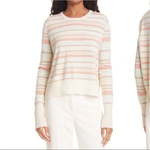 LA LIGNE Jolie Pastel Striped oversized Cashmere Sweater